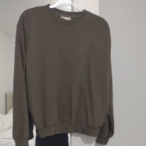 H&M Crewneck Sweater - Olive Green